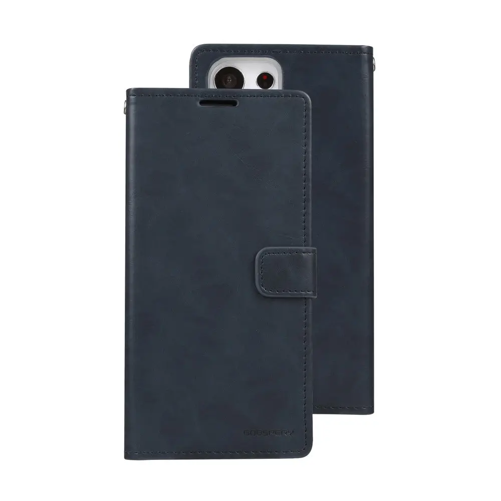 Goospery Bluemoon Diary For Samsung Galaxy S24 Ultra - Navy 1