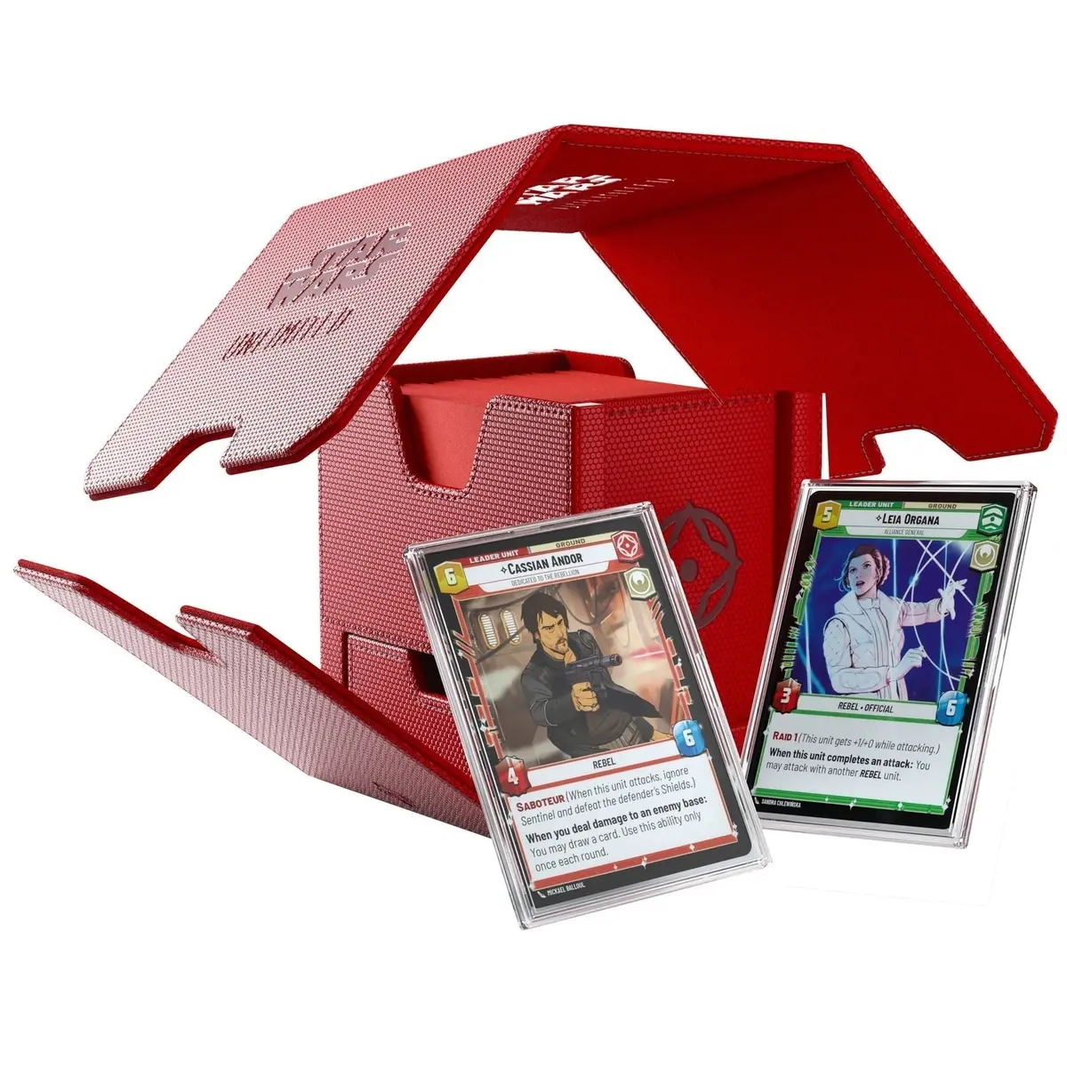 Gamegenic Star Wars Unlimited Twin Suns Deck Pod (Red) 1