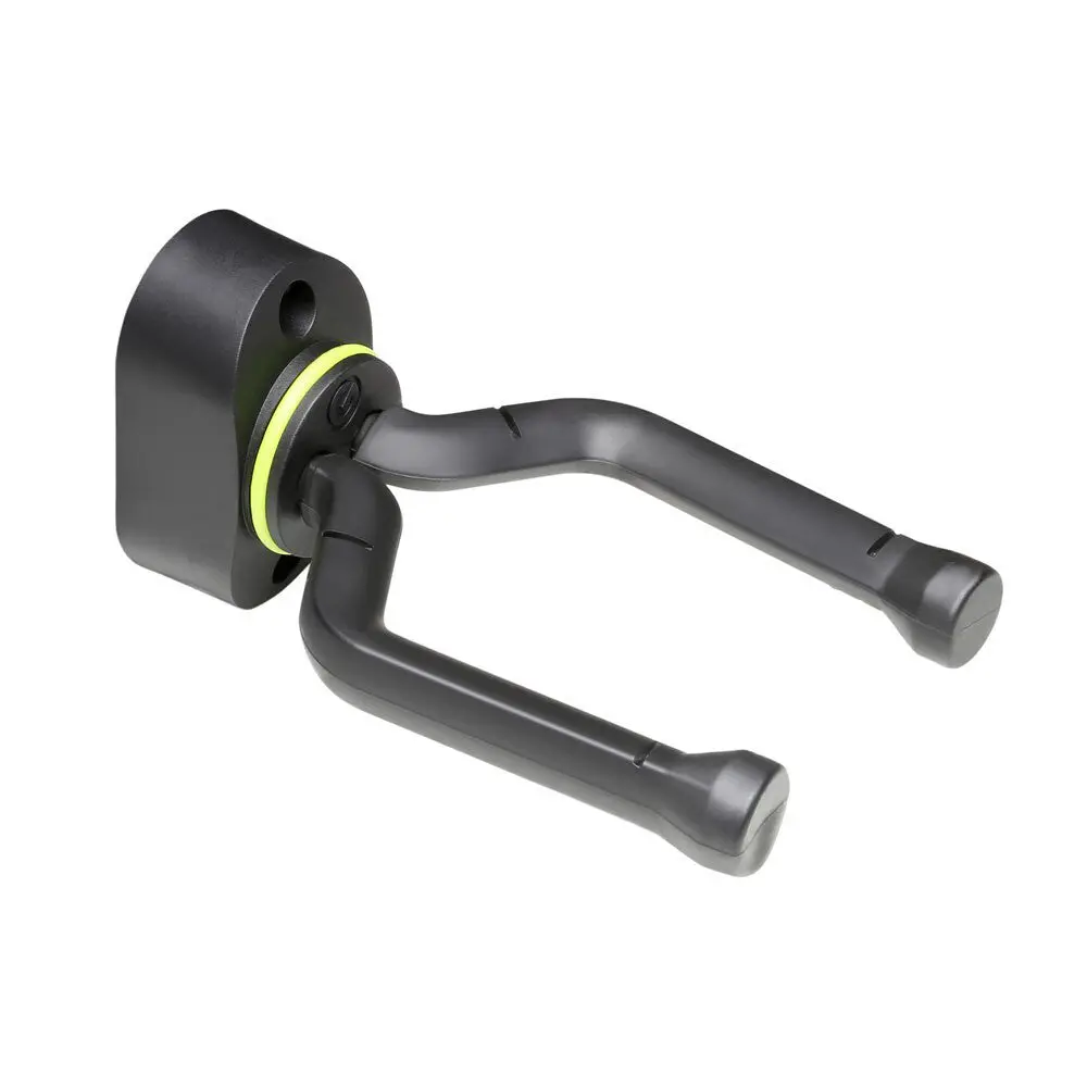 Gravity Gs08wmb Universal Wall Mount Hanger For Acoustic/Electric Guitar Black 1