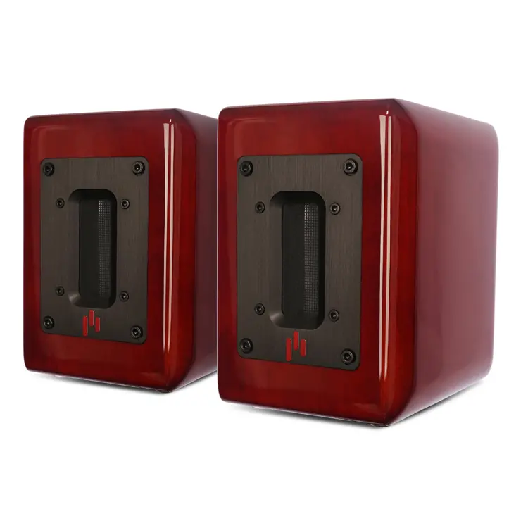 Aperion Audio Aluminum Ribbon Super Tweeter Pair Speaker (Gloss Oak) 1
