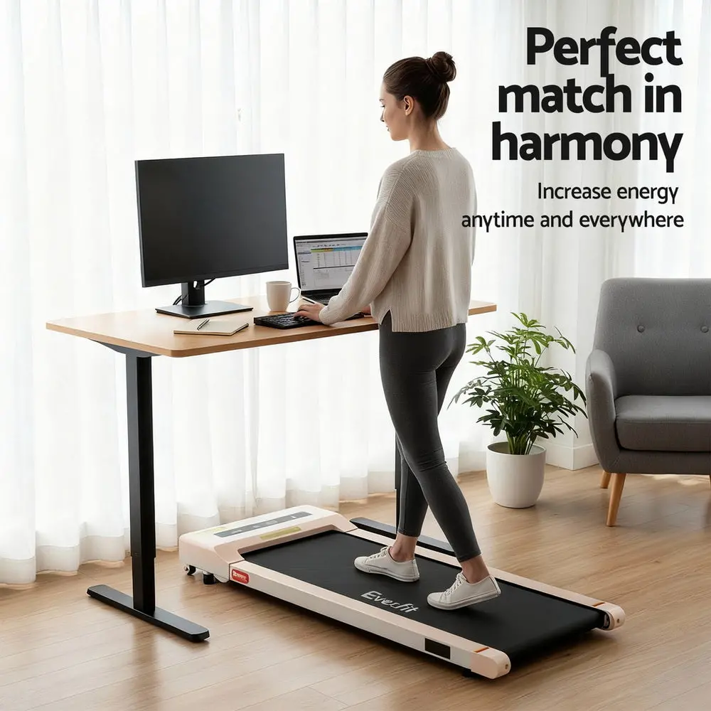 Artiss Electric Treadmill With 120Cm Automatic Standing Desk Walking Pad 360Mm 2