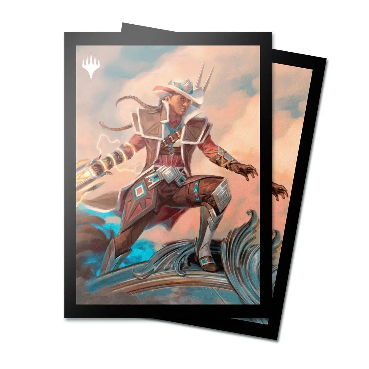 Ultra Pro: Up38358 Outlaws Of Thunder Junction 100Ct Protector Sleeves Key Art 5 Mtg 1