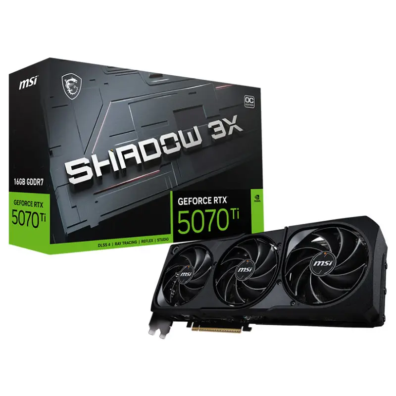 Msi Geforce Rtx 5070 Ti 16G Shadow 3X Oc Graphics Card (Geforce Rtx 5070 Ti 16G Shadow 3X Oc) 1