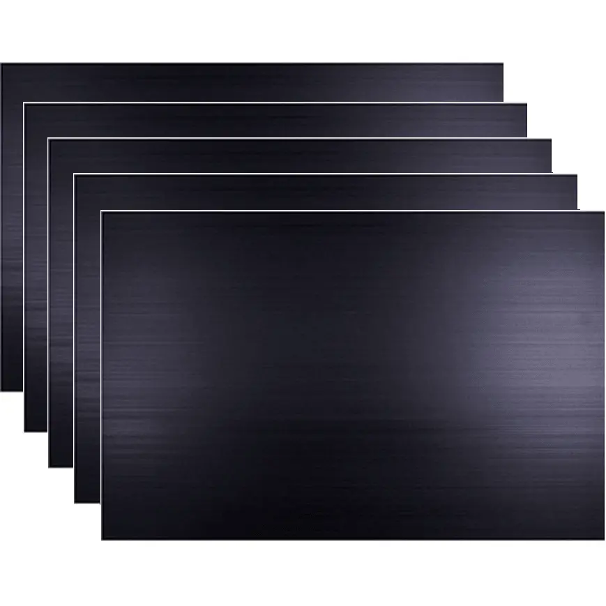 Quill Polypropylene Sign Board Paper 5Mm A3 Black Pack 5 1
