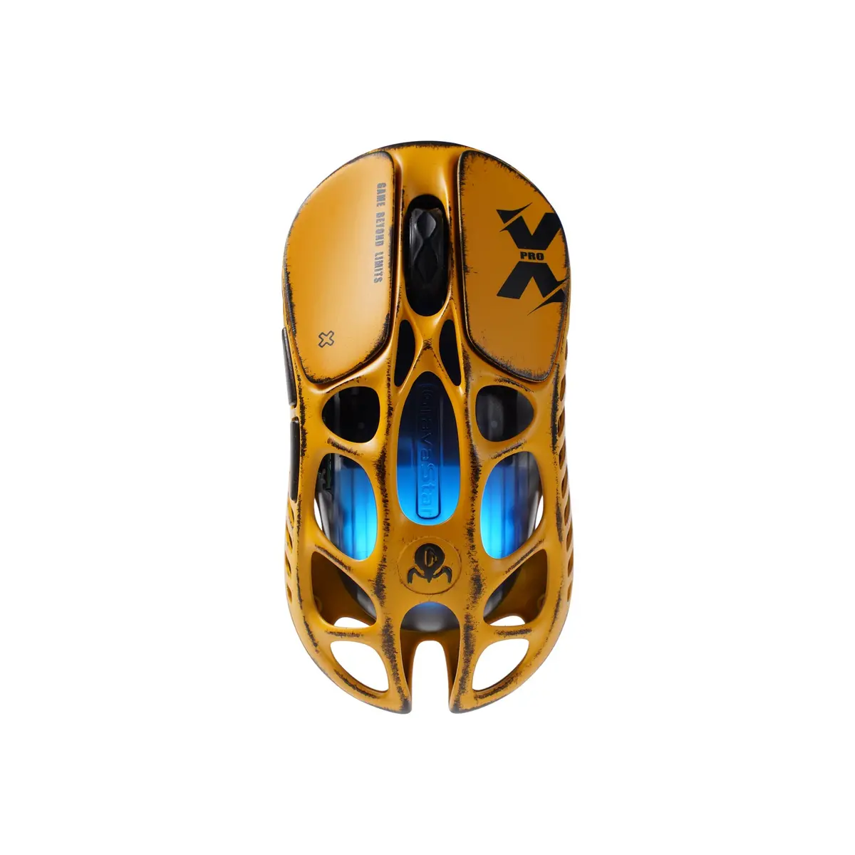 Gravastar Mercury X Pro Wireless Gaming Mouse (Battle-Worn Yellow) 1