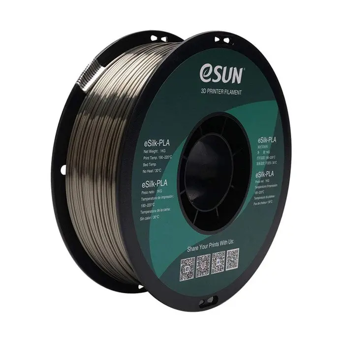 Esun Silk Pla 3D Print Filament 1.75Mm 1Kg - Bronze 1