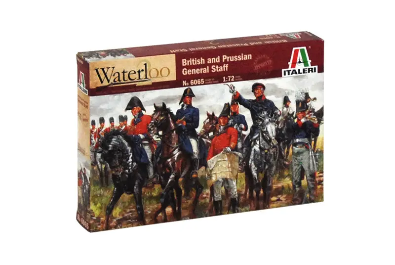 Italeri 1/72 Waterloo British And Prussian General Staff Napoleonic Wars 1