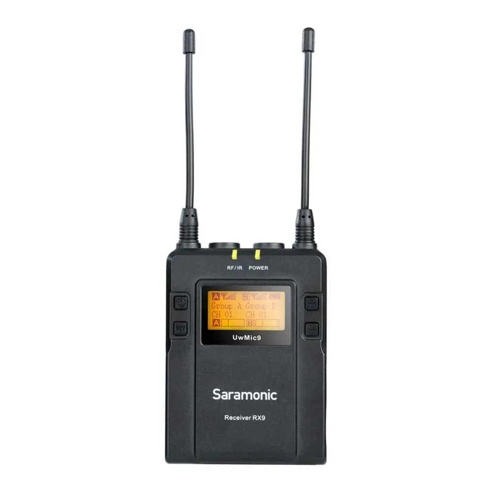 Saramonic Dual-Channel Uhf Portable Camera-Mount Wireless Receiver (Black) 1