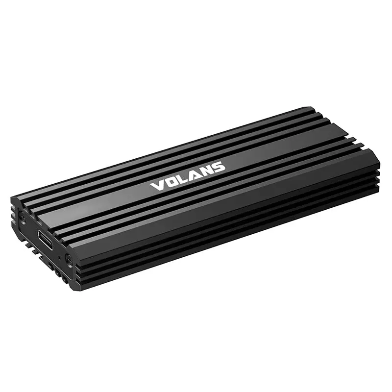 Volans Aluminium Nvme Pcie M.2 Ssd To Usb3.2 Gen2x2 Type C Enclosure (Vl-Ucm2-G) 1