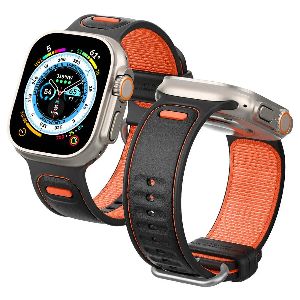 Spigen Apple Watch 42-49Mm Athlex Wristband (Active Orange) 1