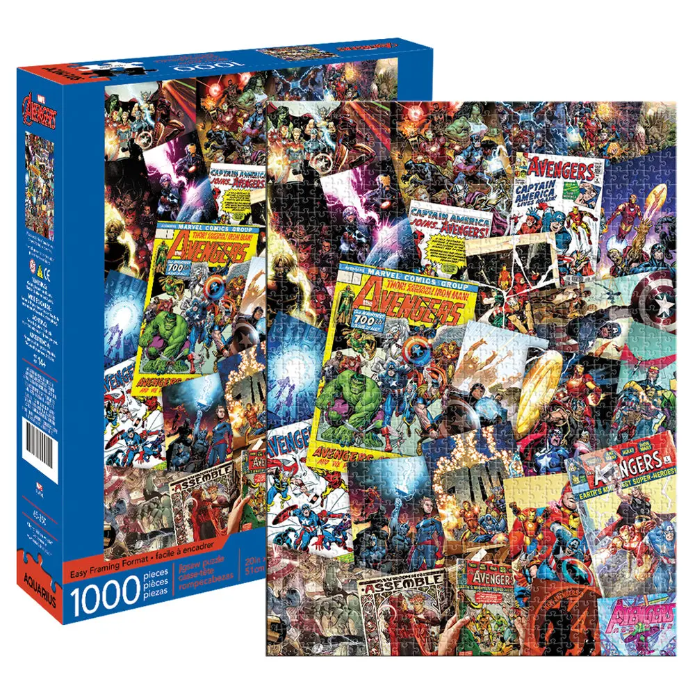 Aquarius  1000Pc Aquarius Marvel Avengers Collage 51X71cm Jigsaw Puzzle 1