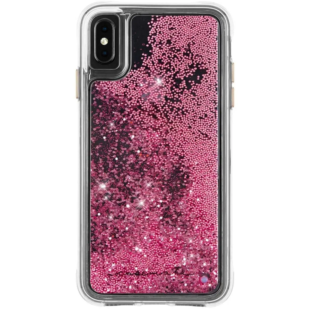 Case-Mate Waterfall Case For Iphone Xs Max In Confetti, Gold, Rose Gold, Silver - Rose Gold 1