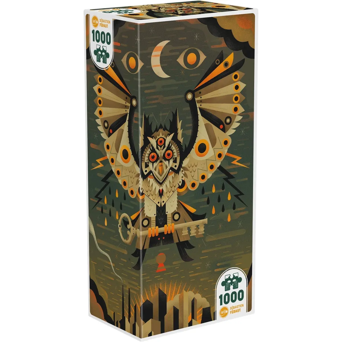 Iello Puzzle Universe City Owl #12 1000 Pieces 1