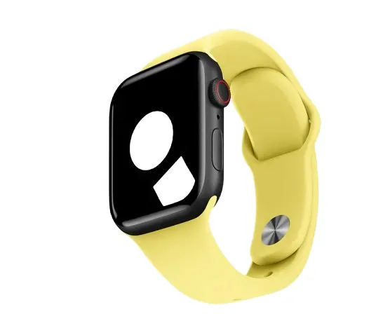 Hoco Apple Watch Sport Band For Series 42 / 44 / 45 / 46 / 49 Mm (Yellow) 1