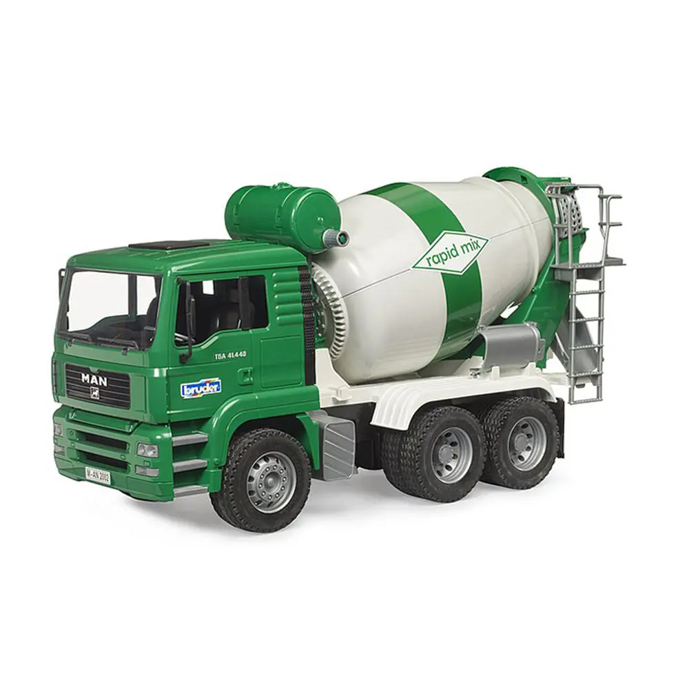 Bruder 1:16 Scale Man Tga Cement Mixer Truck Rapid Mix Model Toy 1