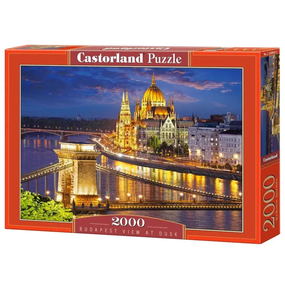 Castorland 2000-Pieces Budapest View At Dusk Puzzle 1