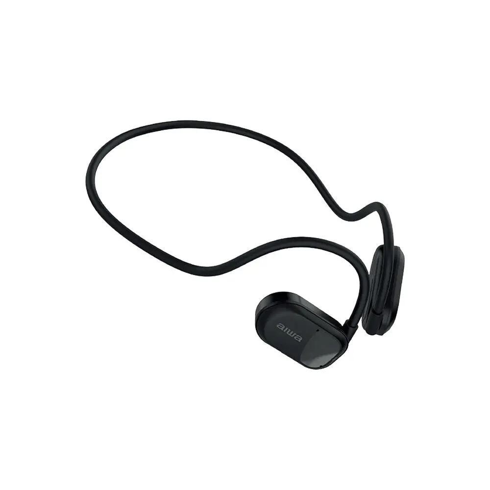 Aiwa Open-Ear Sports Bluetooth Wireless Usb-C Headphones With Mic (Black) 1
