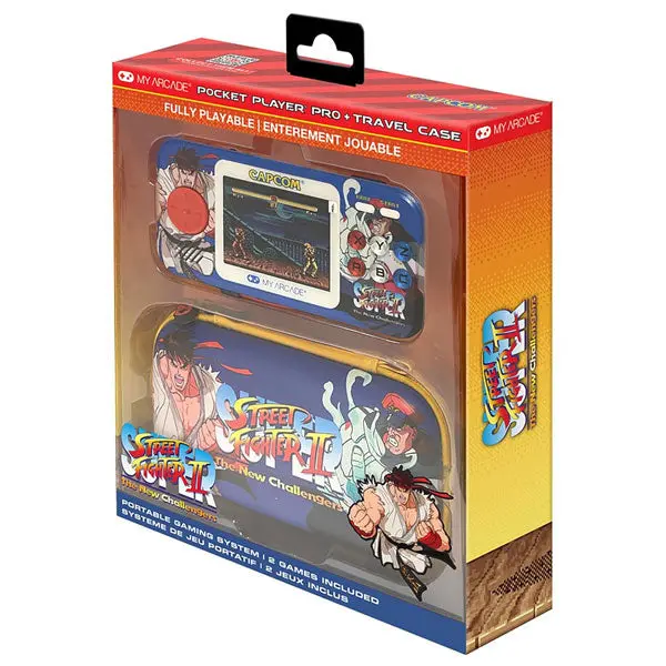 My Arcade Pocket Arcade Player Pro & Case - Street Fighter 1