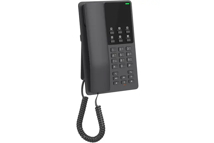 Grandstream Desktop Hotel Voice Ip Phone, Poe, Wired Handset - Black 1