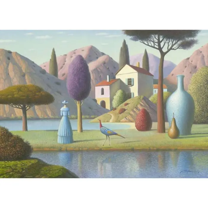 1000Pc Timeless Lady In Blue Puzzle 1