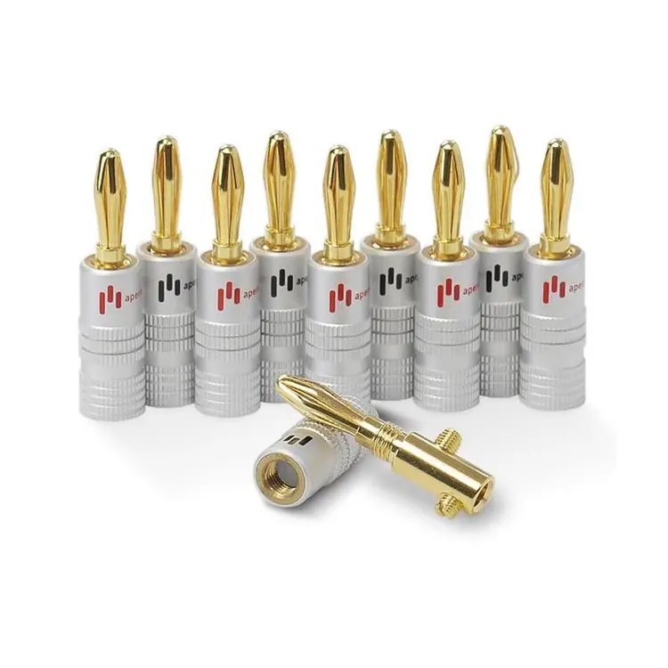 Aperion Audio Premium Quality Banana Plugs (5 Pairs) 1