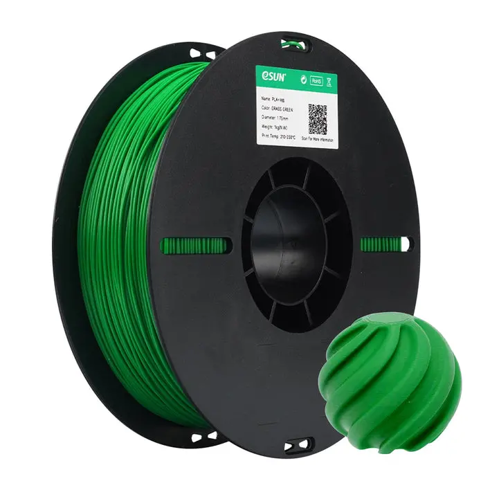 Esun Pla+ Hs High Speed 3D Print Filament 1.75Mm 1Kg - Grass Green 1