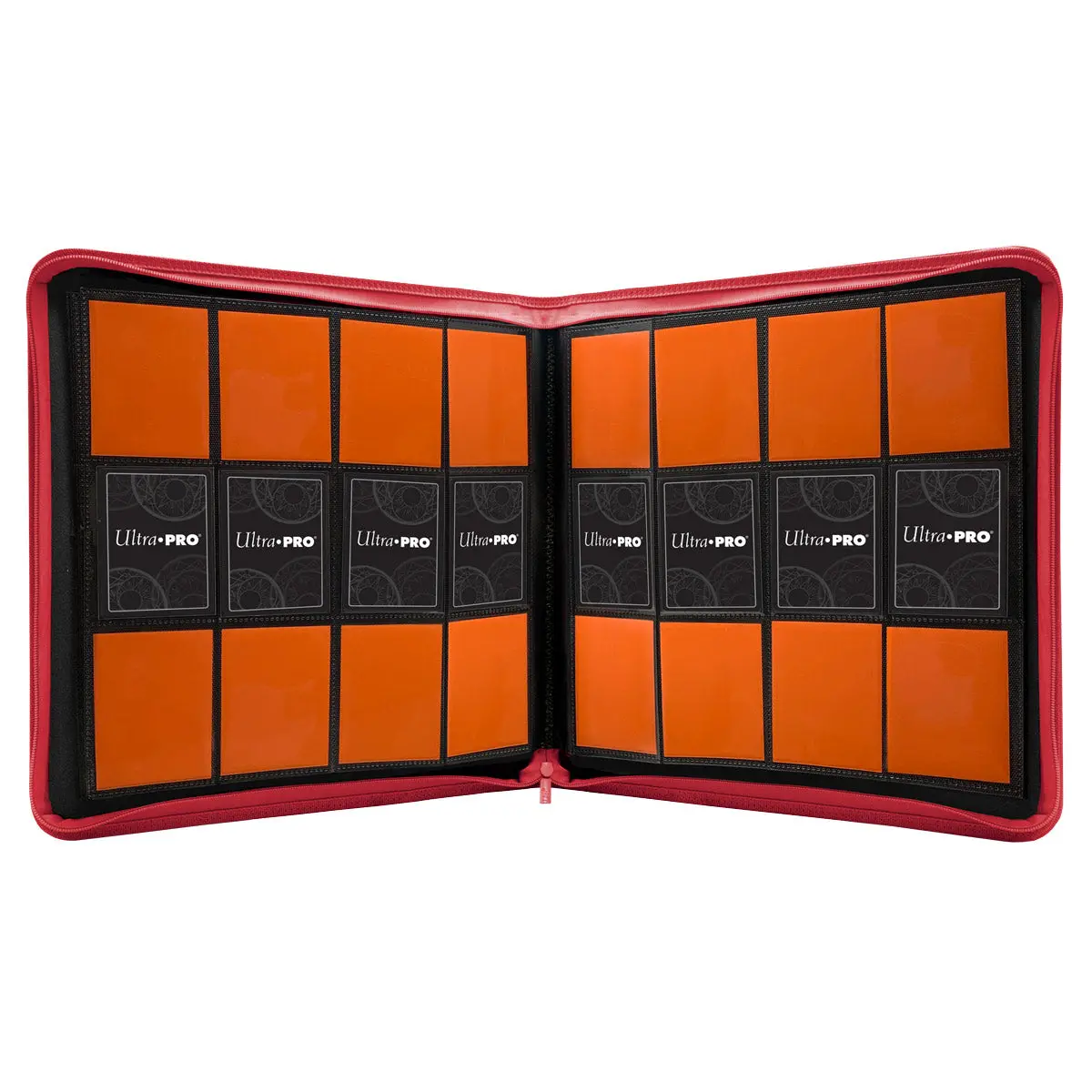 Ultra Pro: Up15743 Vivid 12-Pocket Zippered Pro-Binder (Red) 2