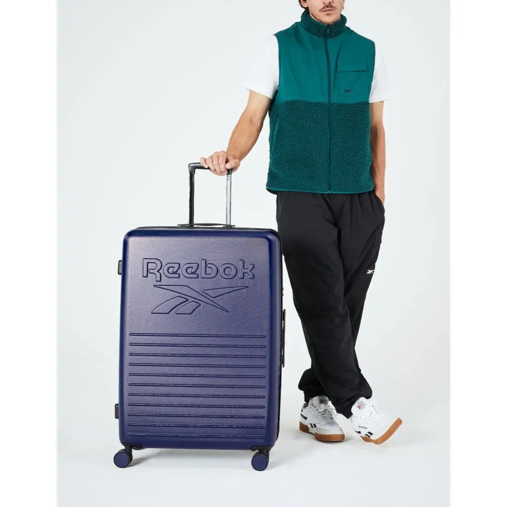 Reebok Adventure Medium 100L Hard Shell Case Travel Luggage (Navy) 2