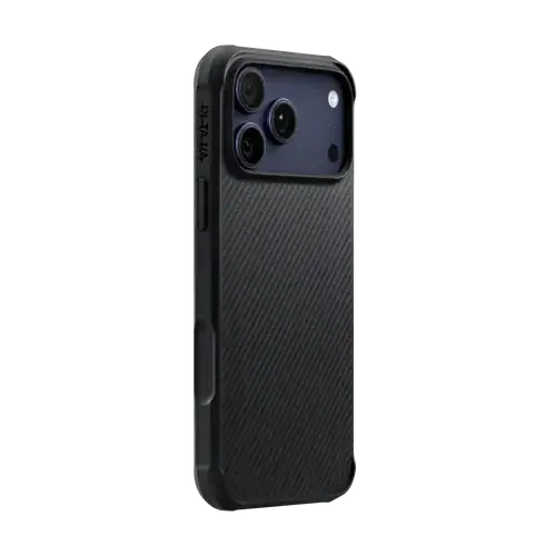 Pitaka Aramid Fibre Proguard Case For Iphone 17 Pro Max Black/Grey 1