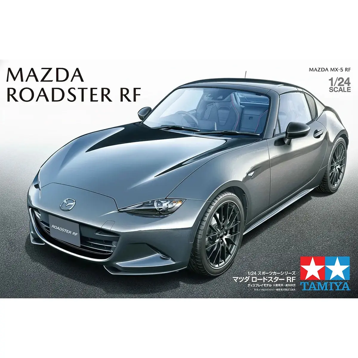 Tamiya 1/24 Mazda Roadster Rf Scaled Plastic Model Kit 1