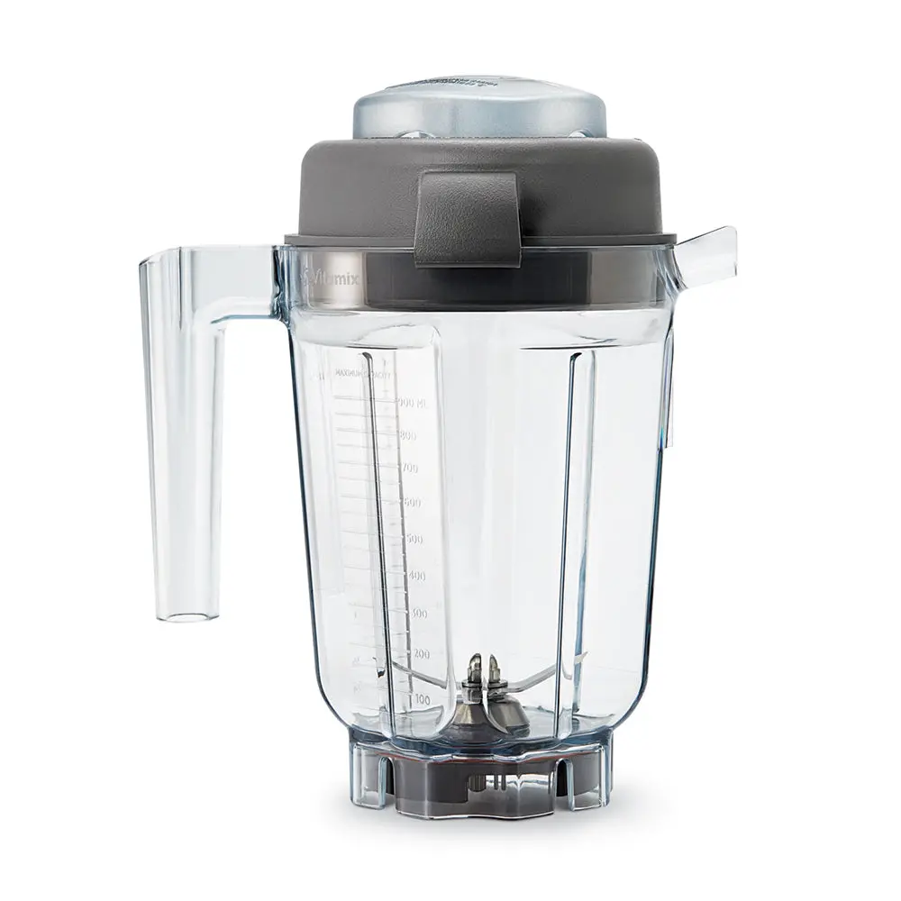 Vitamix Wet Blending Container Smoothie Mixer Cup 0.9L/33Cm W/ Lid Black/Clear 1