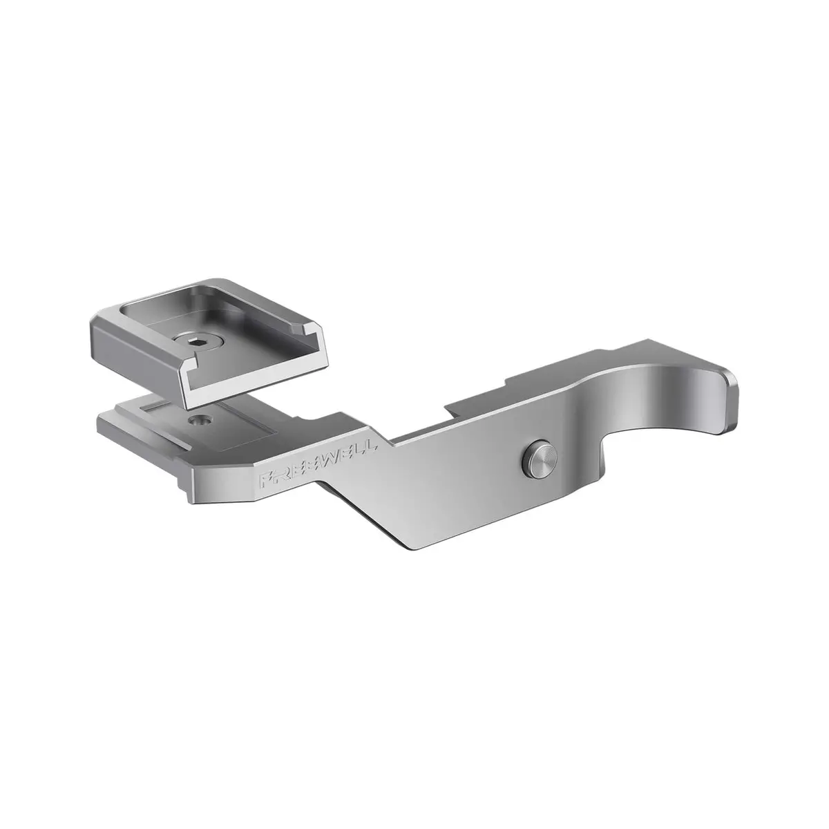 Freewell Thumb Grip With Cold Shoe Mount For Fuji Gfx 100Rf (Silver) 1