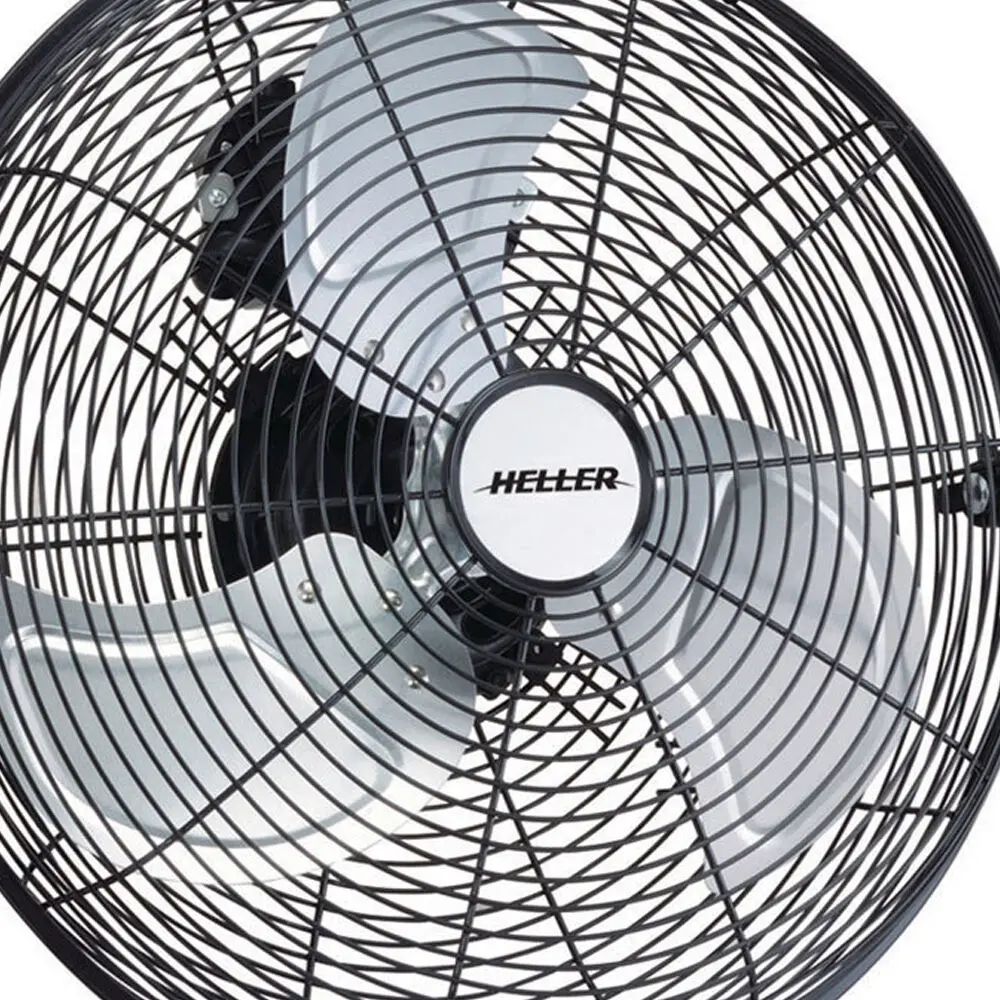 Heller 40Cm Floor/Desk High Velocity Air Cooler Fan/Cooling/Circulator - Black 2