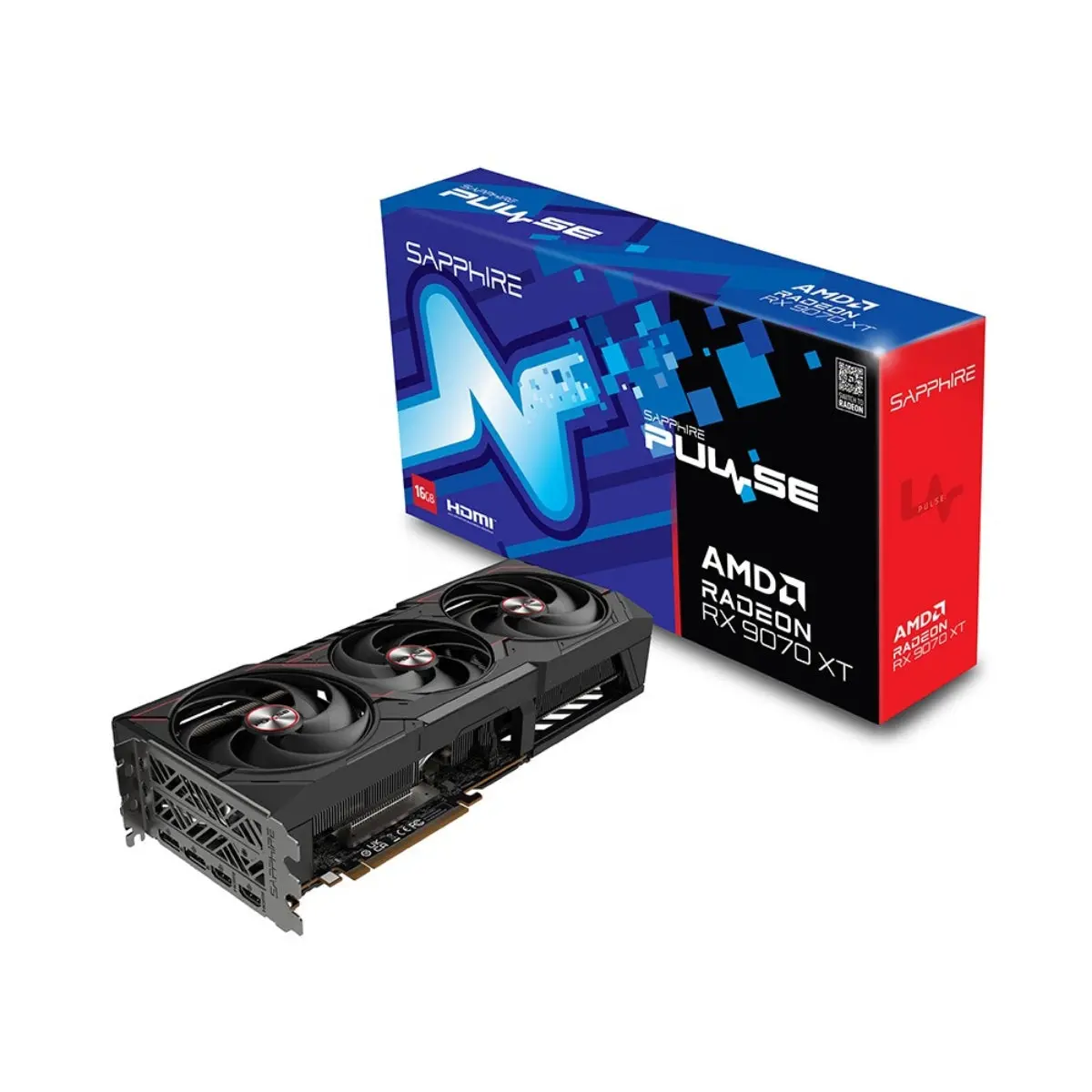 Sapphire Pulse Radeon Rx 9070 Xt 16Gb Gddr6 Graphics Card 1