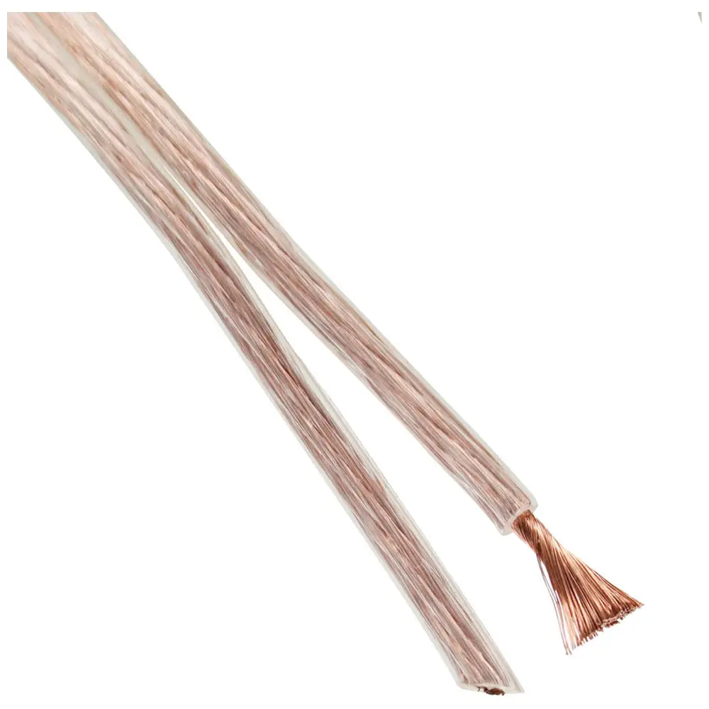 25M Ugly Speaker Cable Ofc 42 X 0.17Mm Strands Figure 8 17 Awg Spool Hi-Fi 2