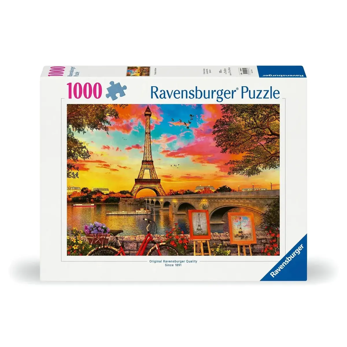 Ravensburger 1000Pc The Banks Of The Seine Puzzle 1