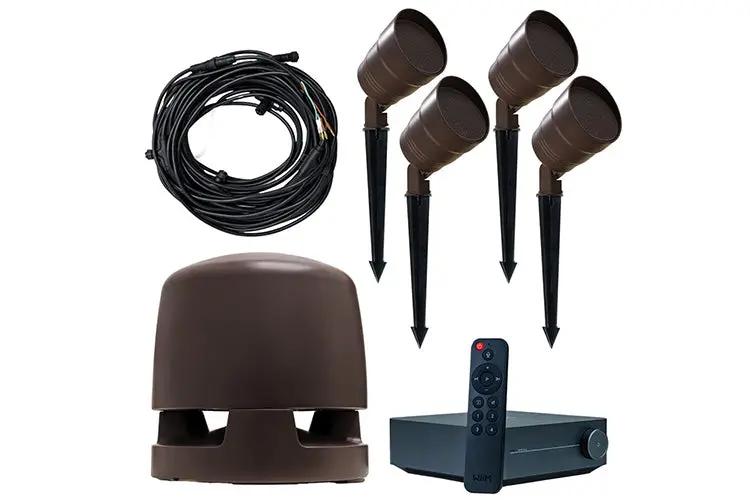 Wiim Outdoor Garden 4.1 Volt Ohm Speaker System 1