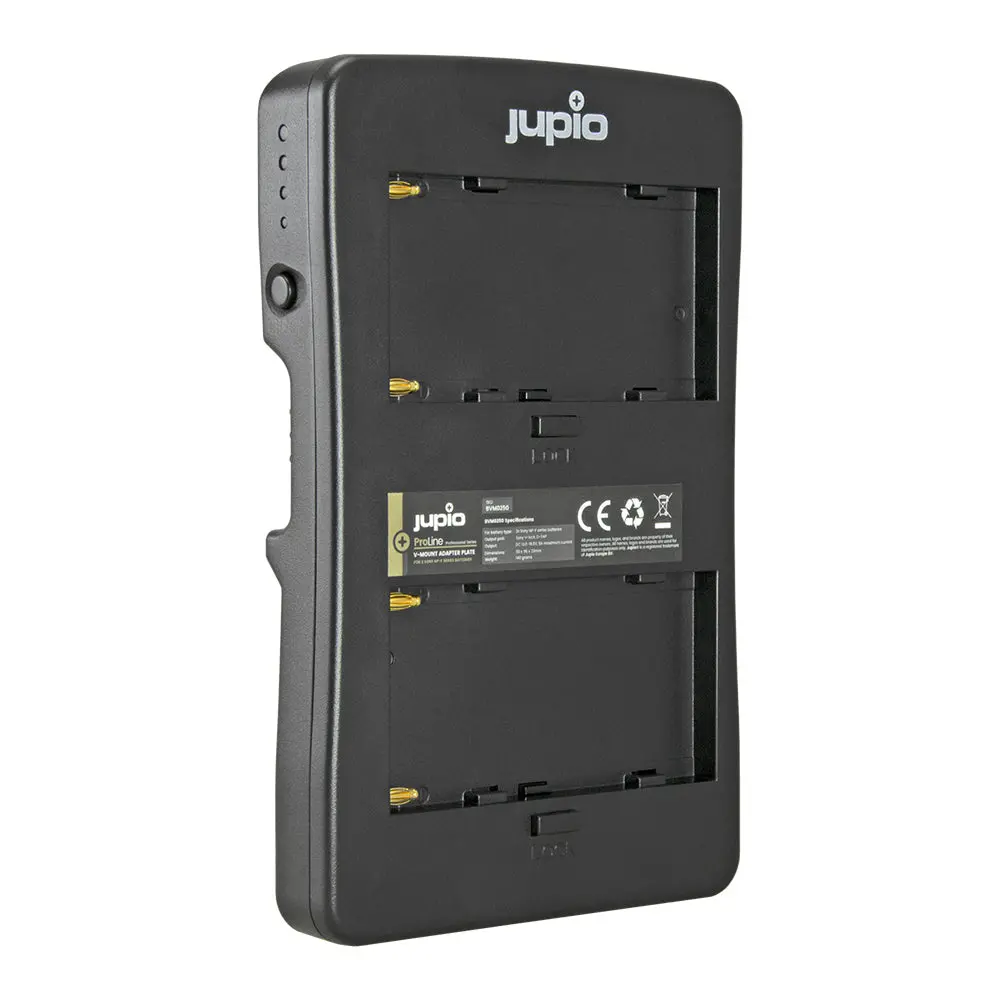 Jupio Proline V-Mount Adapter Plate For 2X Sony Np-F Series Batteries 1