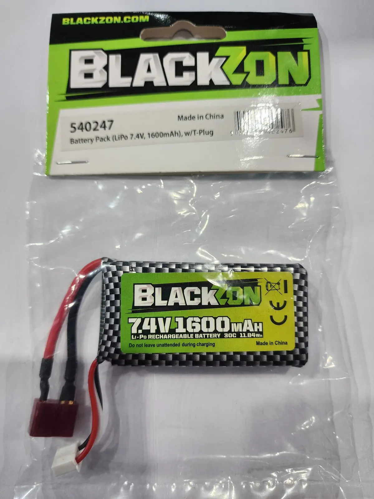 Blackzon Battery Pack (L-Ion 7.4V 600Mah) 1
