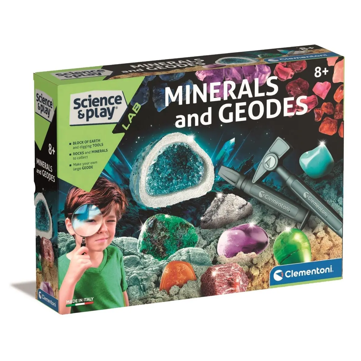 Clementoni Science & Play Minerals & Geodes Kit Toy 1