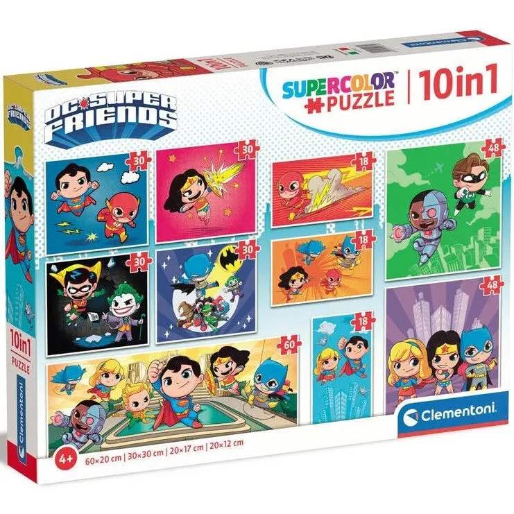Clementoni 10 In 1 Puzzle Dc Comics 1