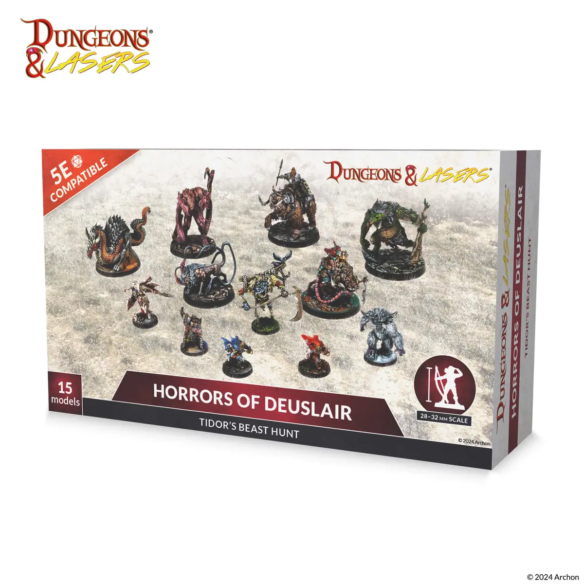 Dungeons & Lasers: Miniatures Horrors Of Deuslair 2
