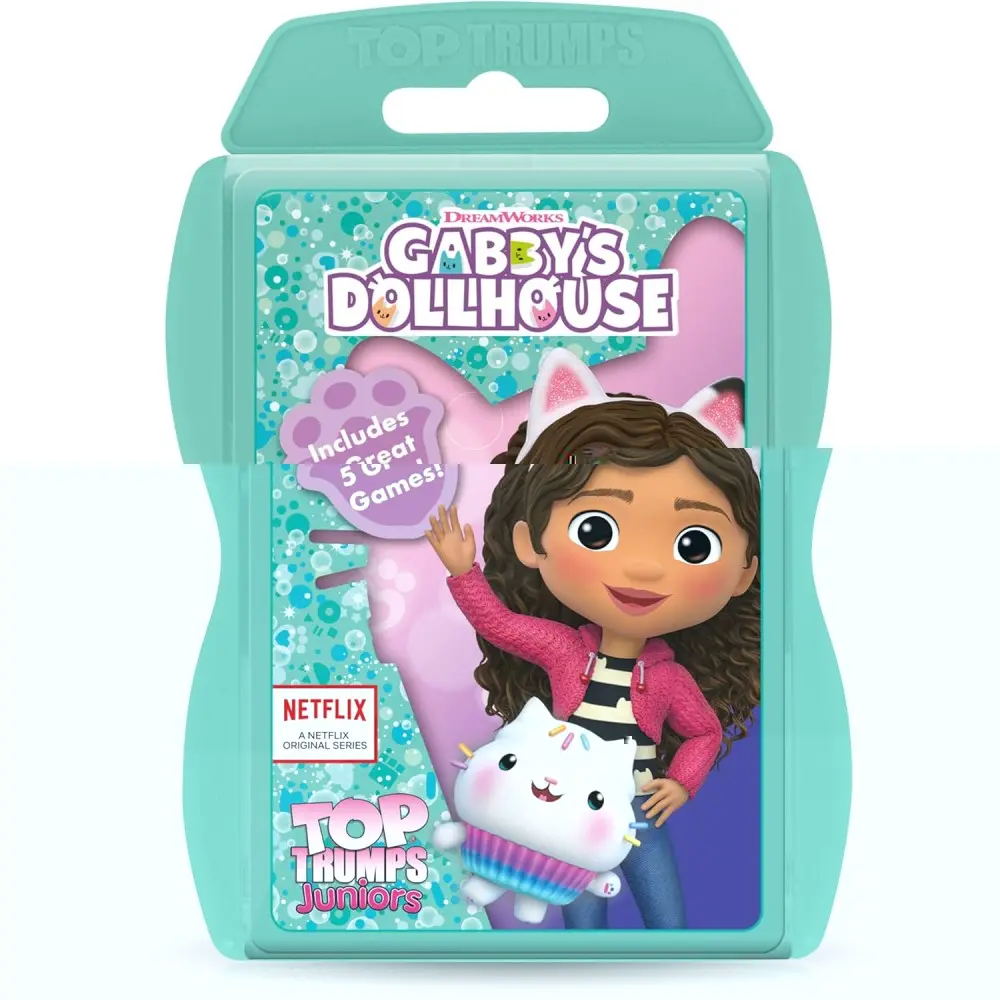 Winning Moves Top Trumps Juniors: Gabby's Dollhouse Board Game 1