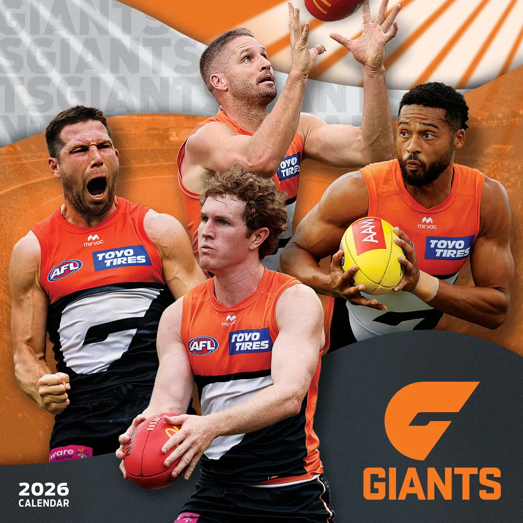 Paper Pocket Afl Greater Western Sydney Giants 2026 Calendar 1