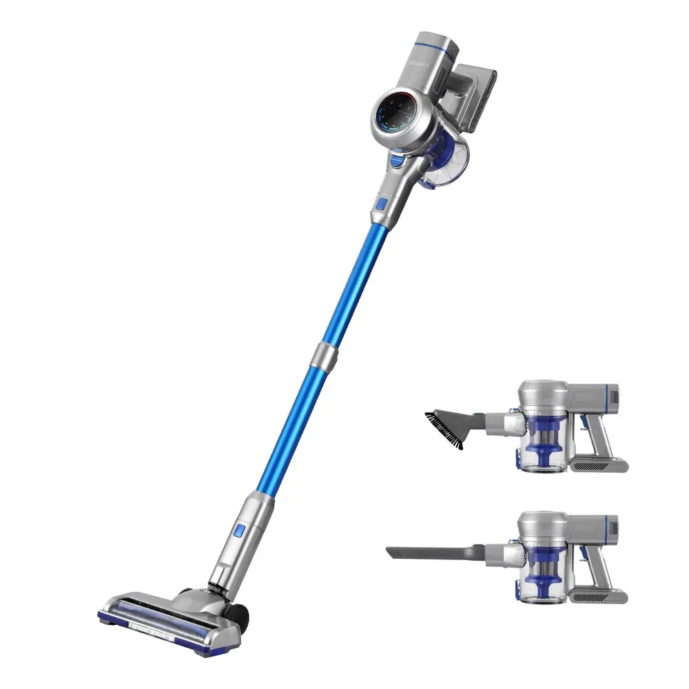 Devanti 300W Stick Vacuum Cleaner Cordless Self-Standing (Blue) 1