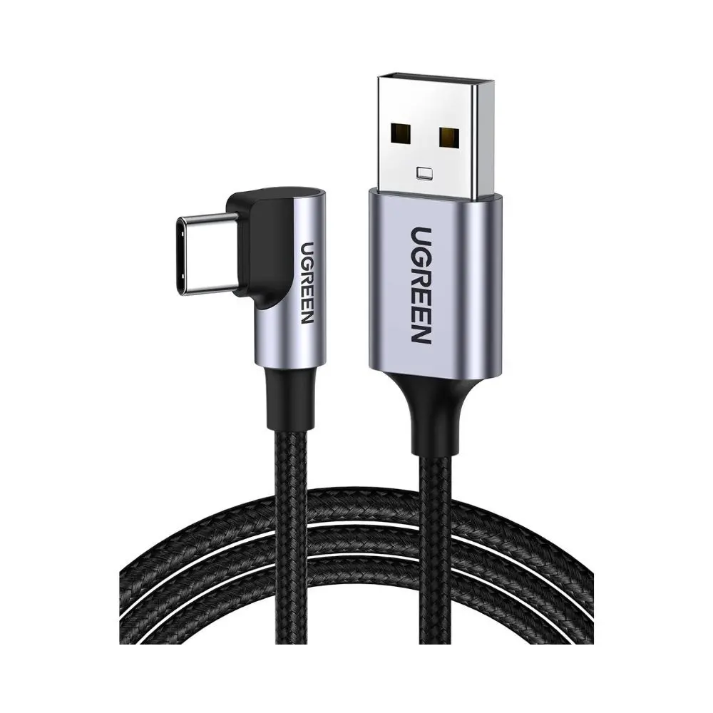 Ugreen Usb-C To Usb-A Braided Cable 90° Angled (3M) 1