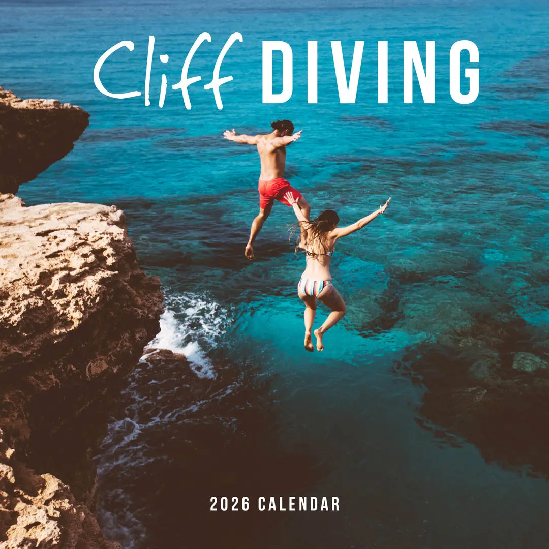 Paper Pocket Cliff Diving 2026 Calendar 1