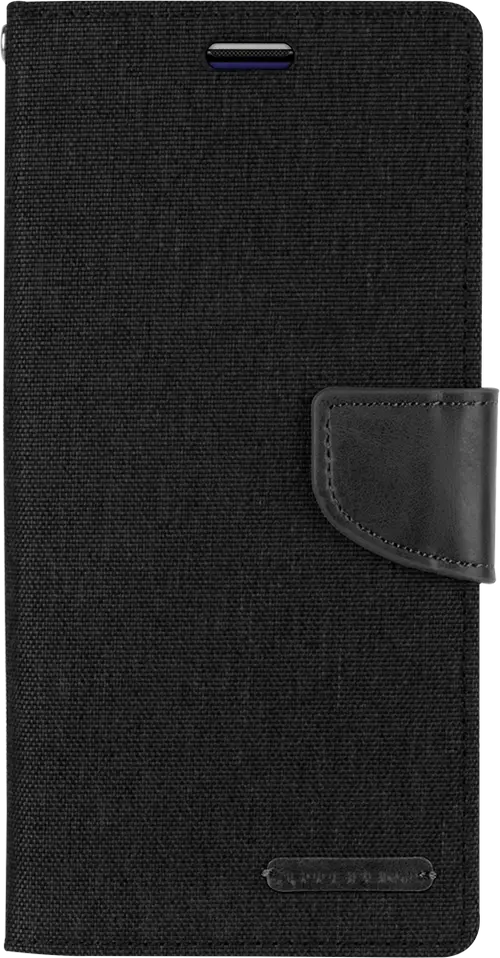 Goospery Canvas Diary For Iphone 7/8/Se 2020/ Se 2022 - Black 1