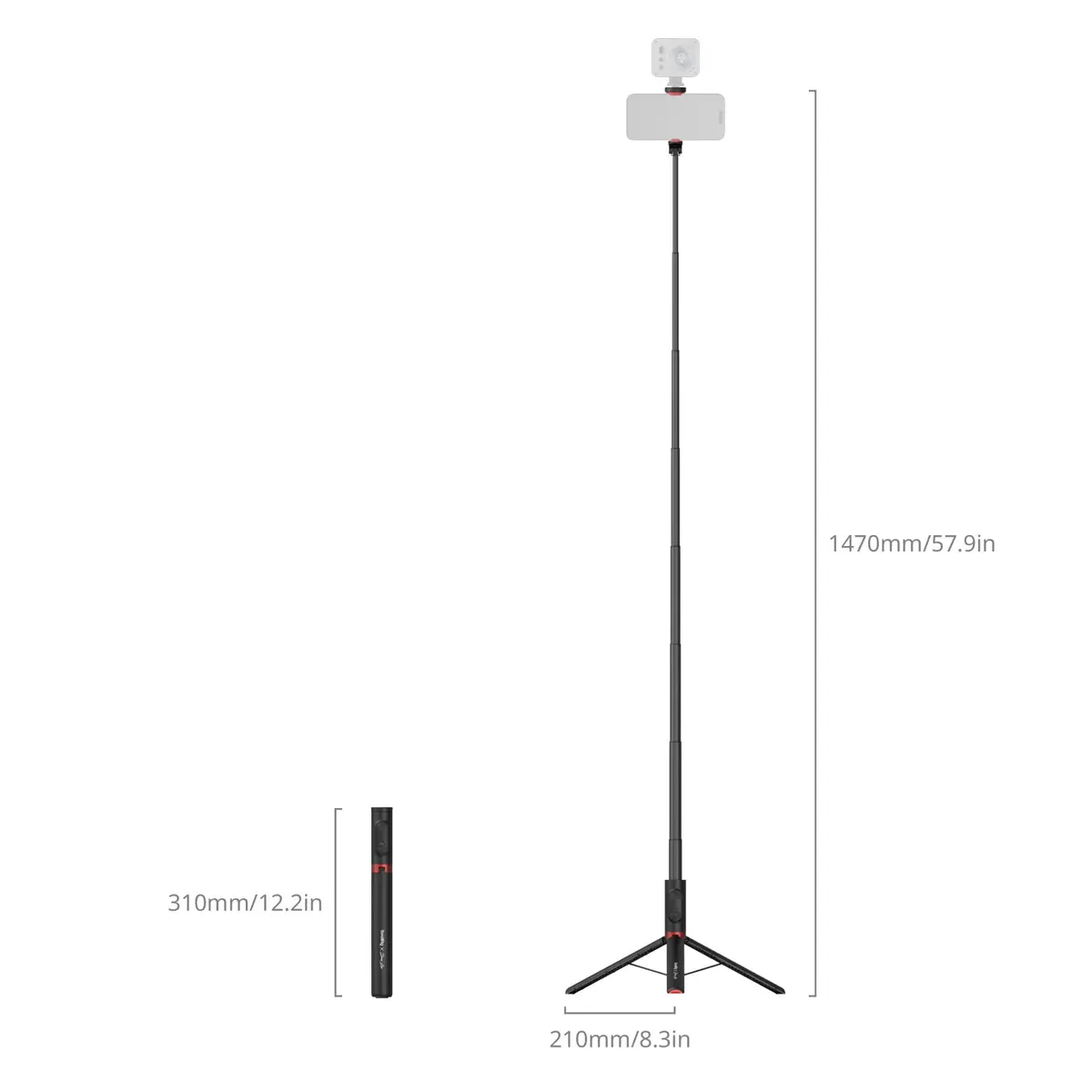 Smallrig X Drex Lee Boom Selfie Stick St30 Lite (Black) 5292 2