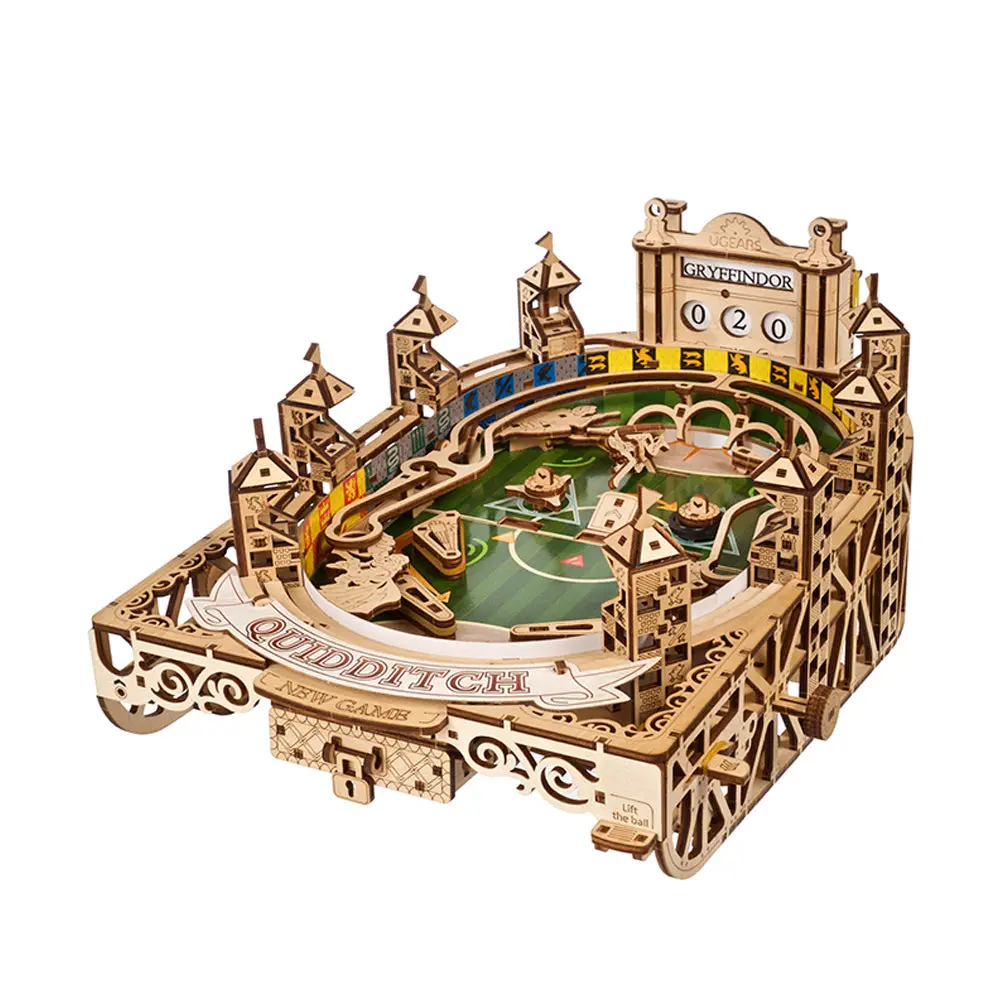 Ugears Quidditch Pinball Construction Wooden 3D Puzzle Model Kit 1